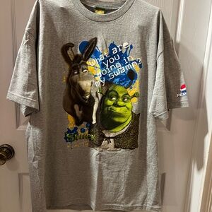Pepsi Gray Shrek Graphic Tee